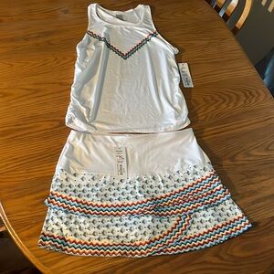 NWT XL Athletic Skort and Tank set